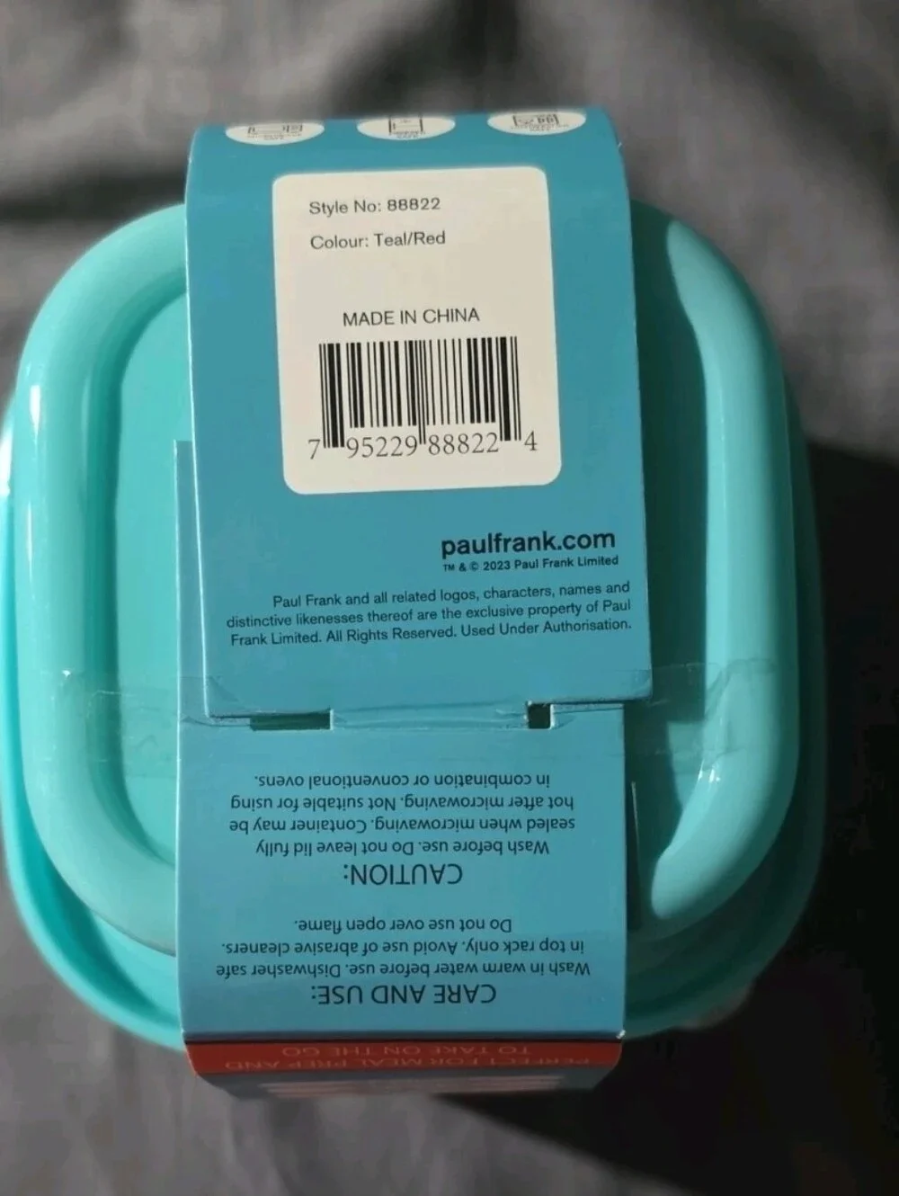 Paul Frank Turquoise Stackable Food Storage Containers - 20 Piece Set